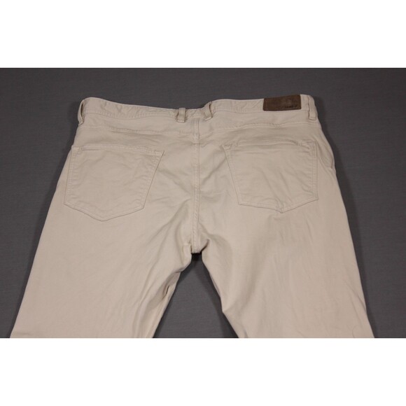 Johnnie-O Hugo Chino Mens Beige Stone Classic Khaki Pants 36" x 34" JMPA1470 - Picture 4 of 11